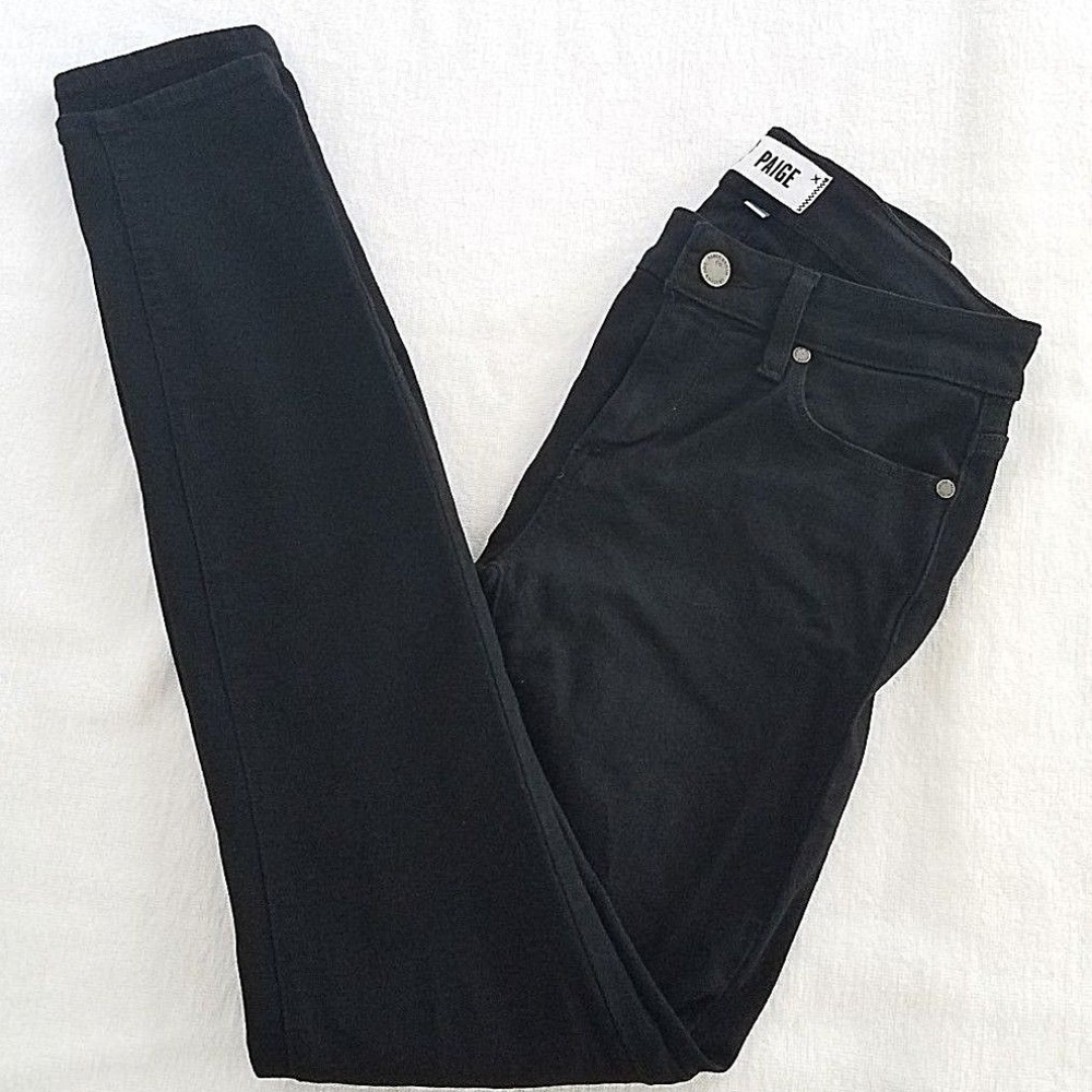 PAIGE Verdugo Ultra Skinny Jeans Black Size 27*30